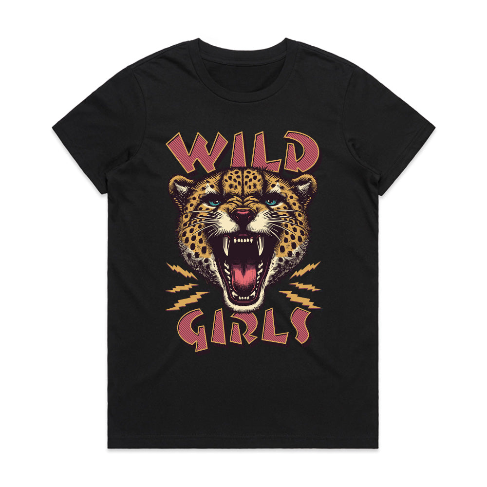 Wild Girls: Fierce Leopard Power Tee