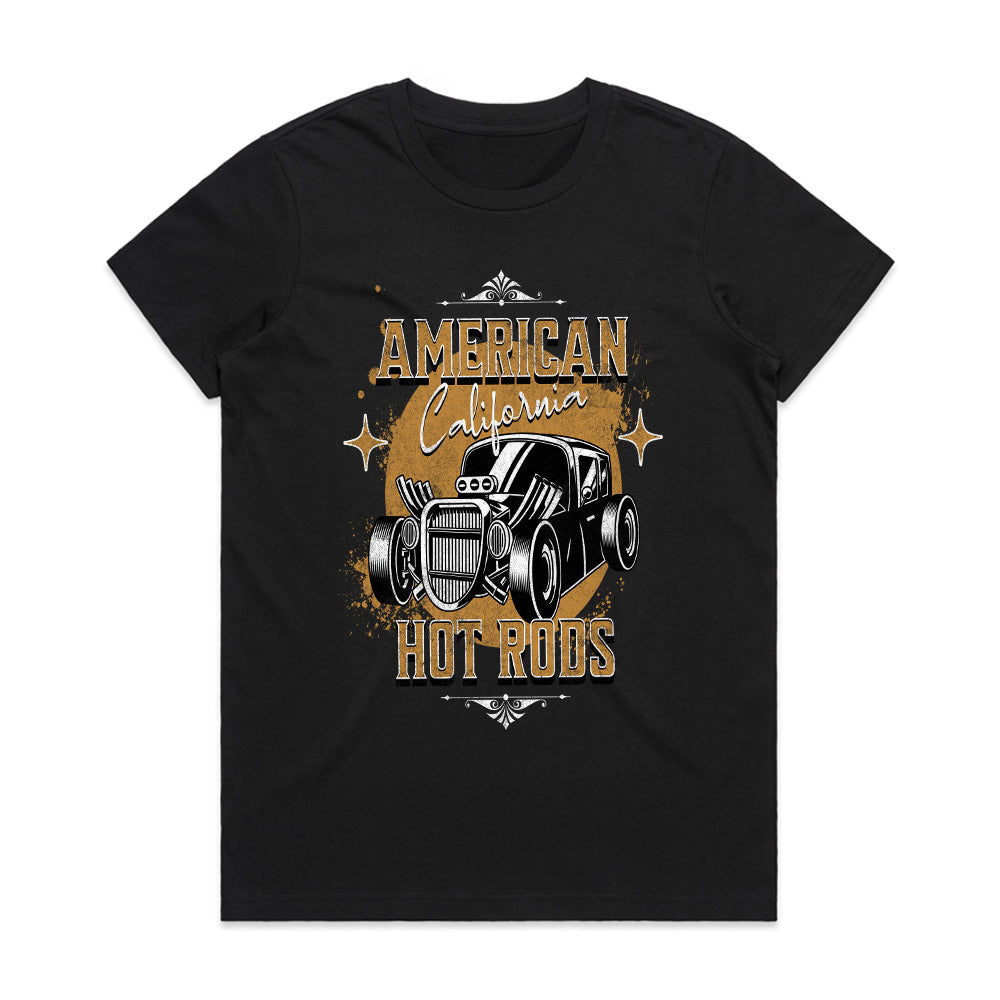 American California Hot Rods T-Shirt – Vintage Muscle Street Edition
