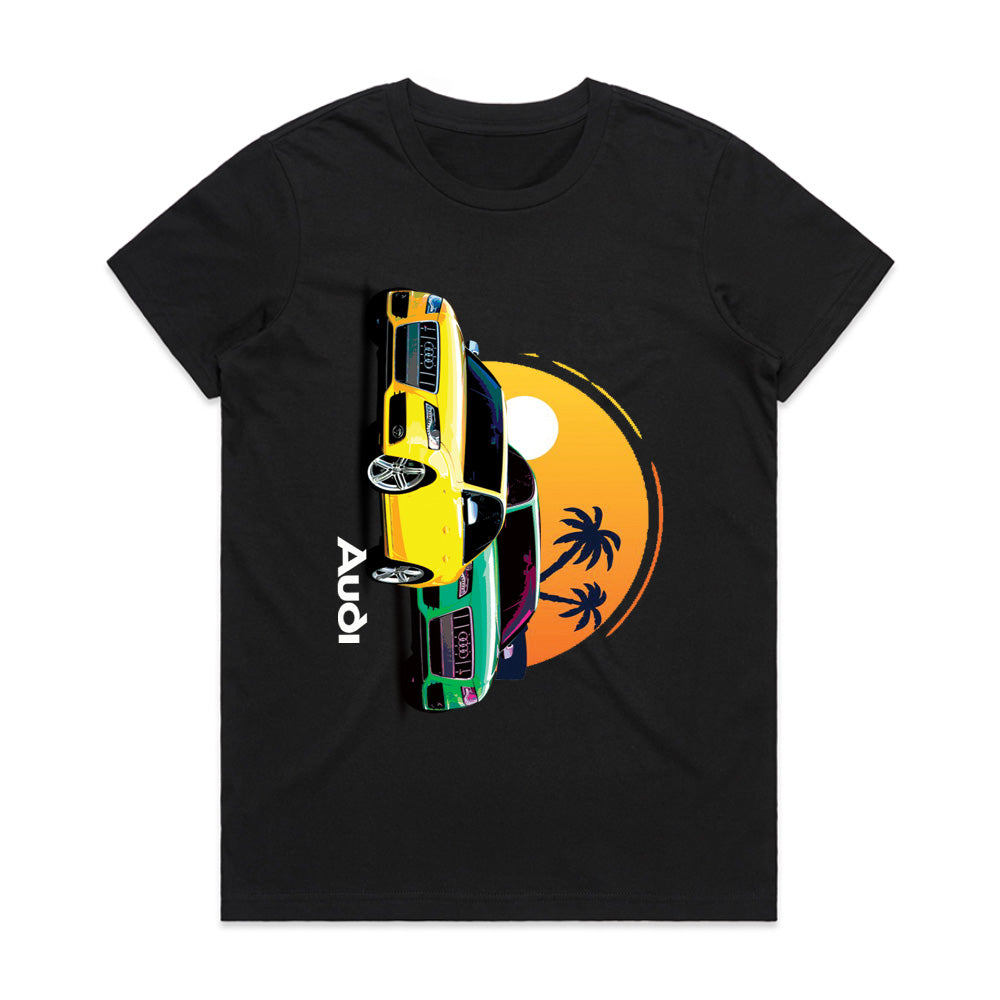 Audi Sunset Street T-Shirt – Tropical Cruise Edition