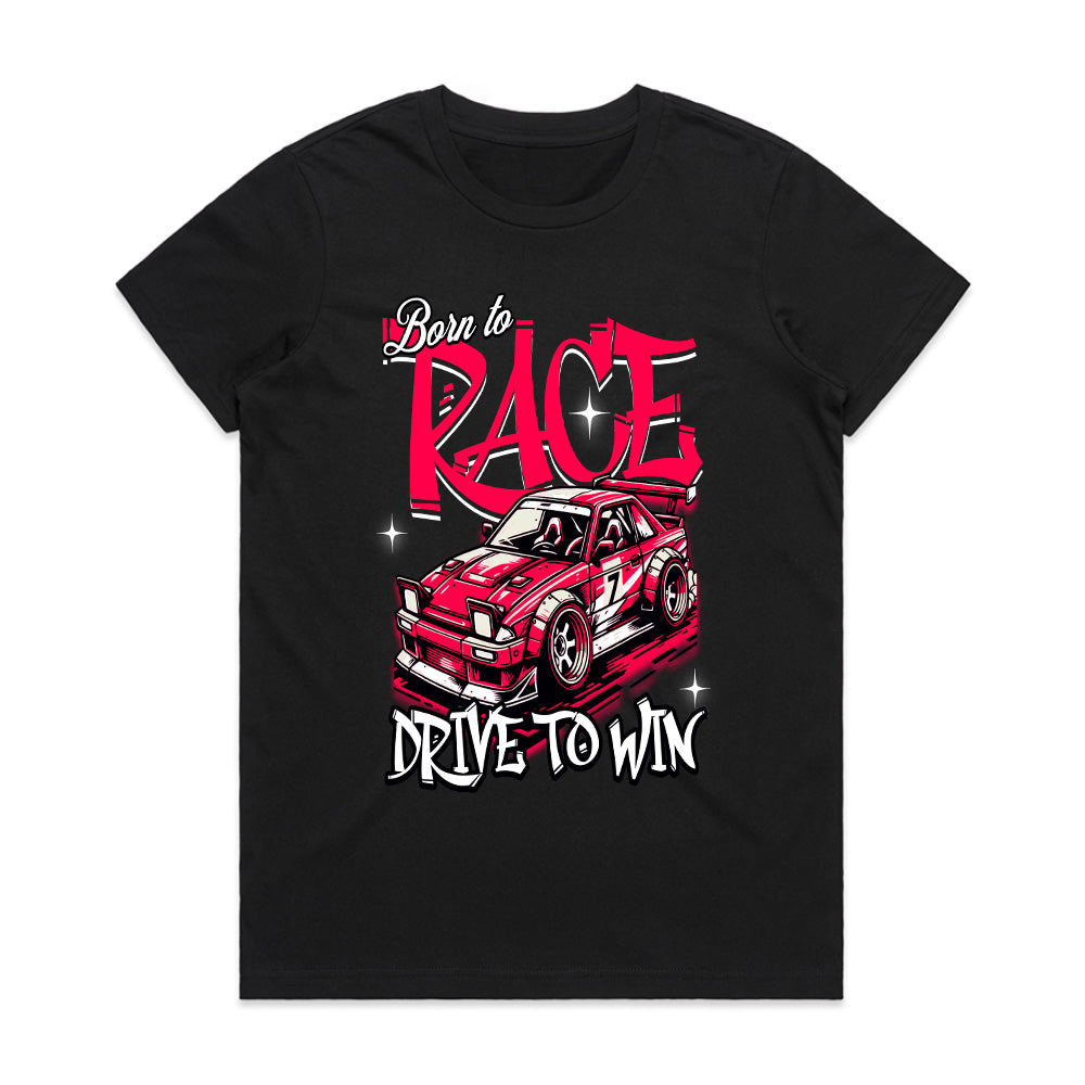 Born to Race Drift Car T-Shirt – Drive to Win Street Racing Edition
