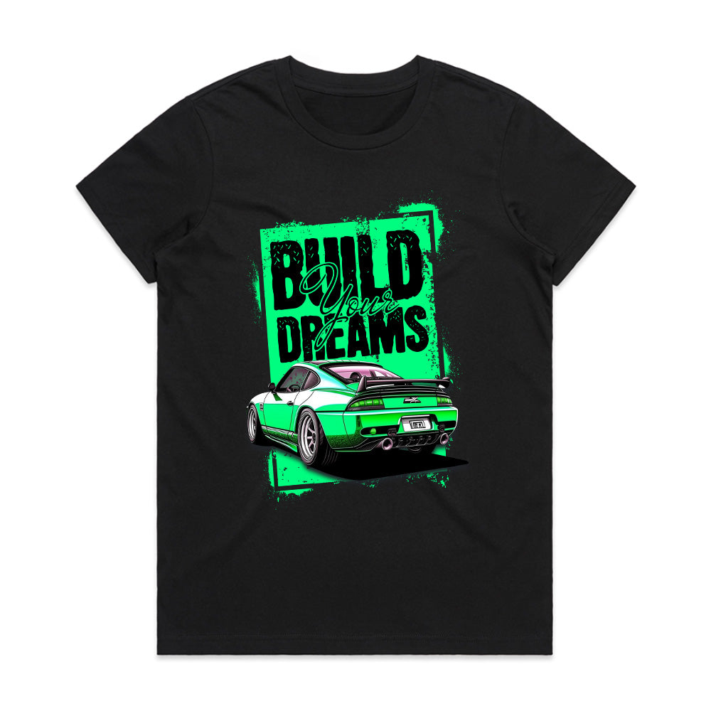 Build Your Dreams JDM Street Racer T-Shirt – Tuned for Passion