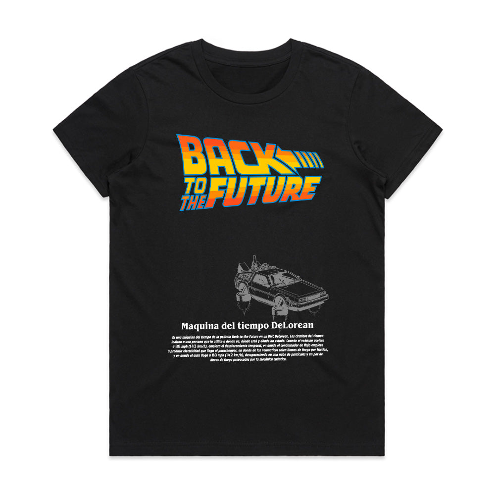 Back to the Future DeLorean Time Machine T-Shirt – Retro Sci-Fi Classic