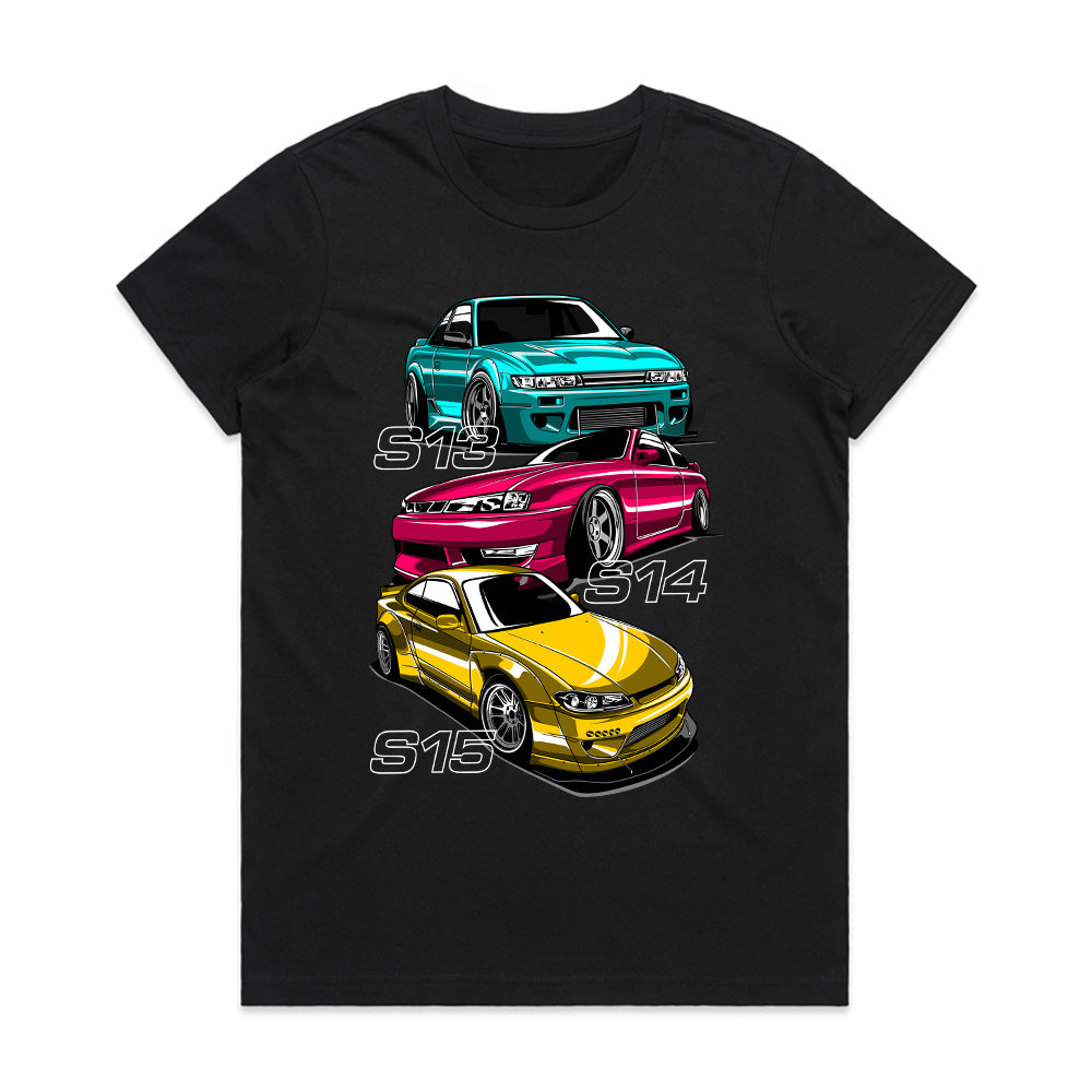 JDM Legends S13 S14 S15 T-Shirt – Iconic Drift Kings Collection