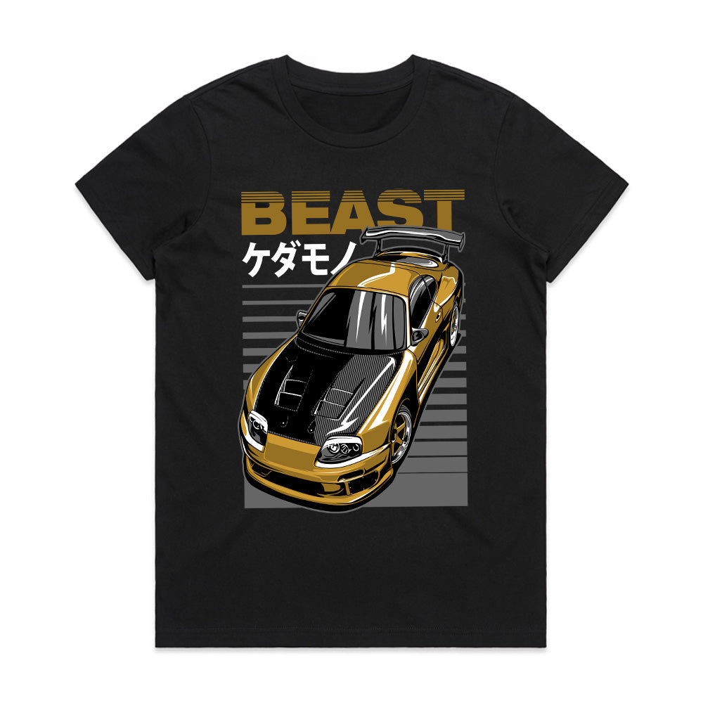 Supra Beast T-Shirt – JDM Monster Gold Edition