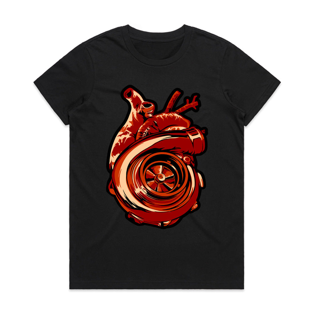Turbo Heartbeat T-Shirt – Boost is Life Engine Lover Tee