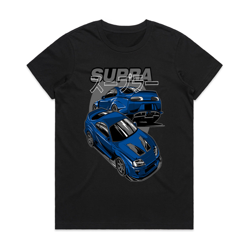 Supra MK4 Legend T-Shirt – JDM King Blue Edition
