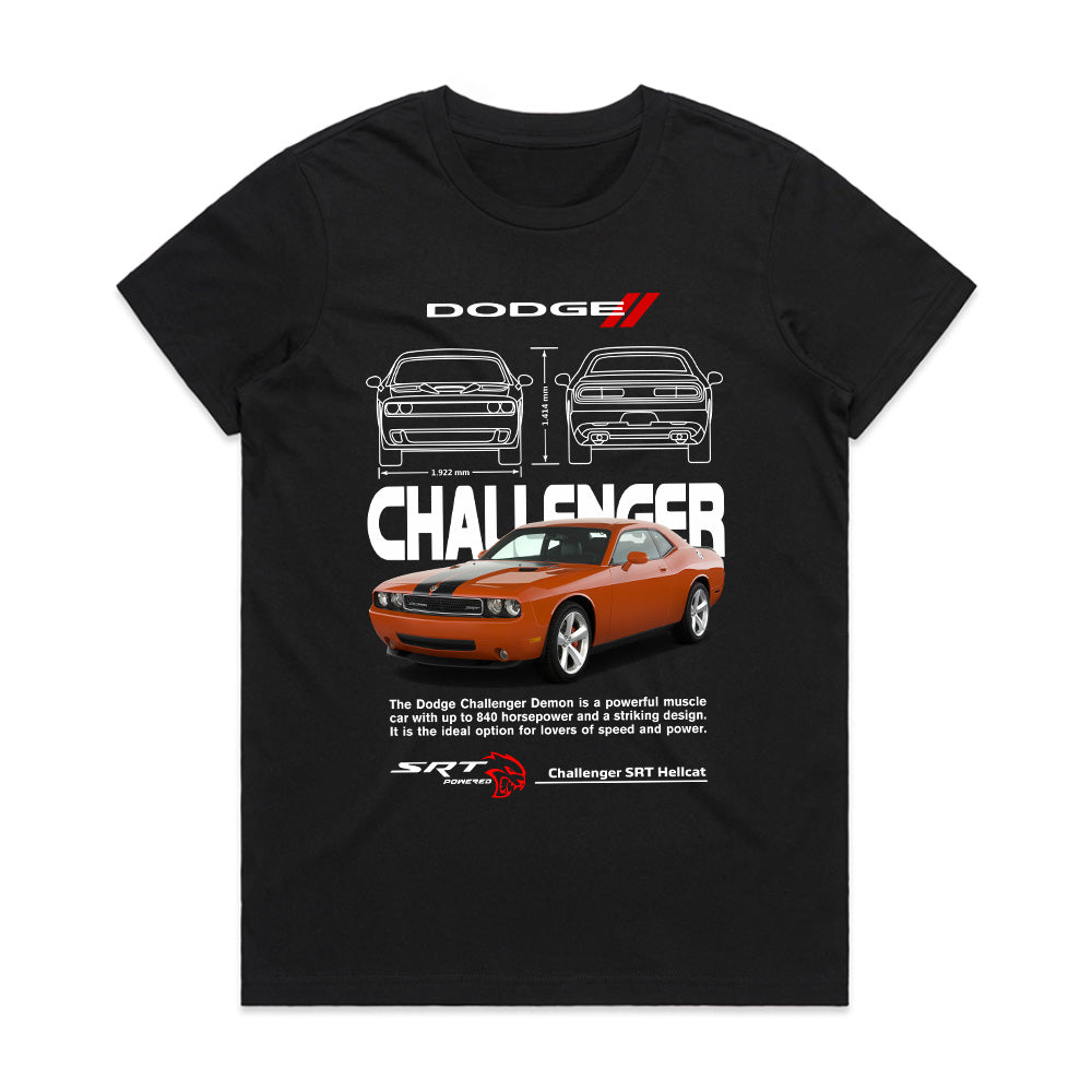 Dodge Challenger Classic Muscle Car T-Shirt – Unleash the Power