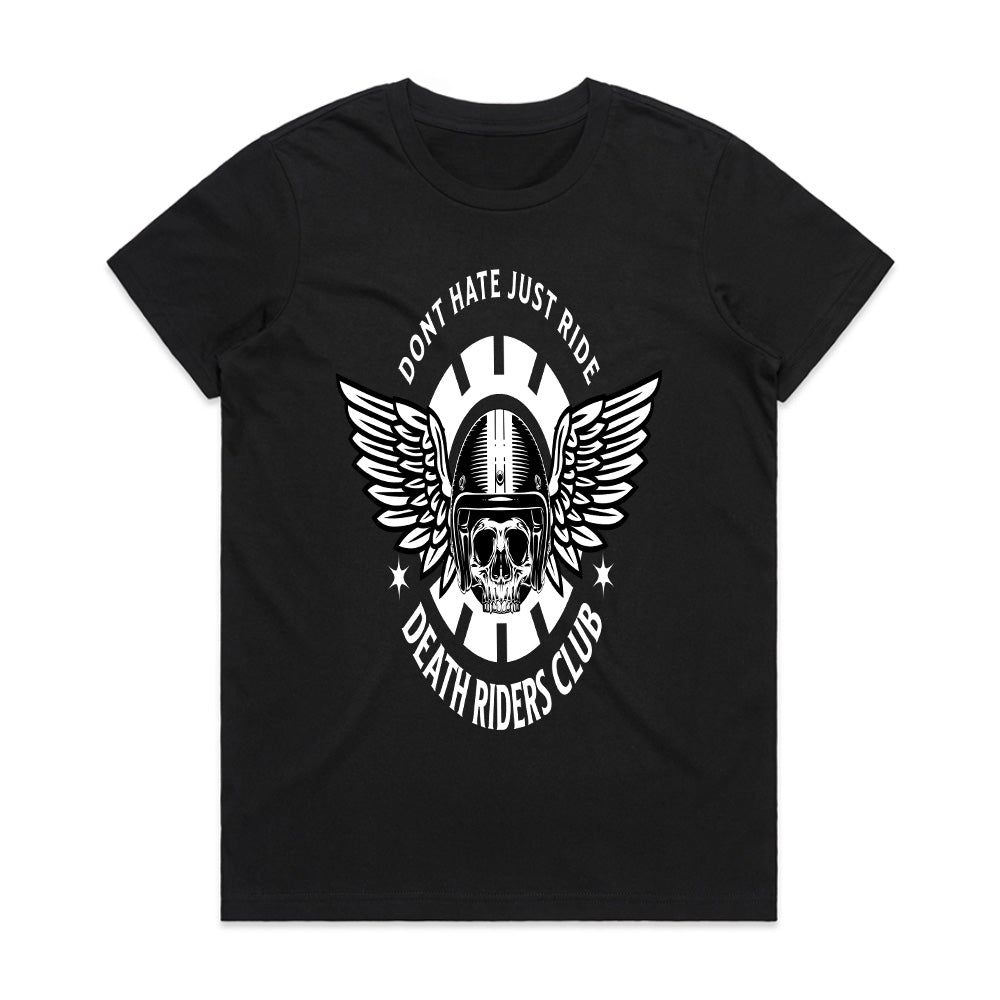 Death Riders Club – Don't Hate, Just Ride Biker T-Shirt