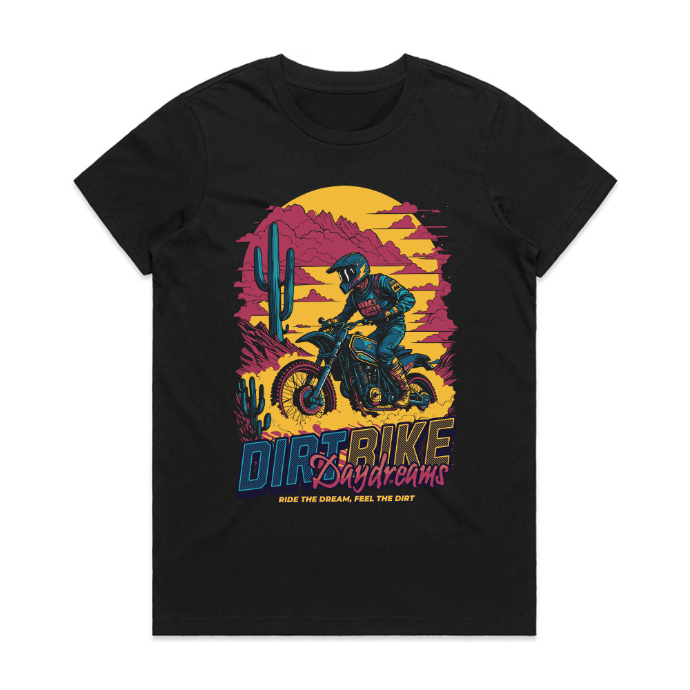 Dirt Bike Daydreams – Desert Motocross Adventure T-Shirt