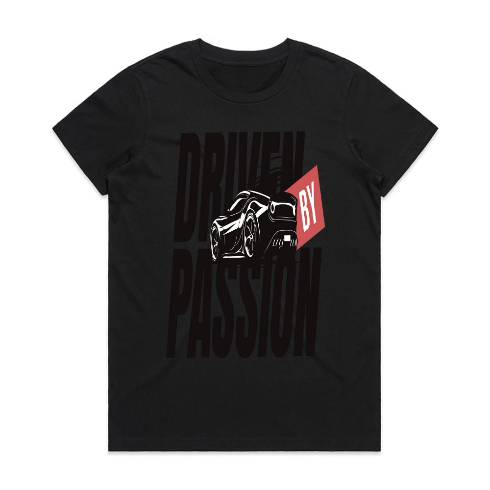 Driven Passion - Minimalist Supercar Silhouette Tee