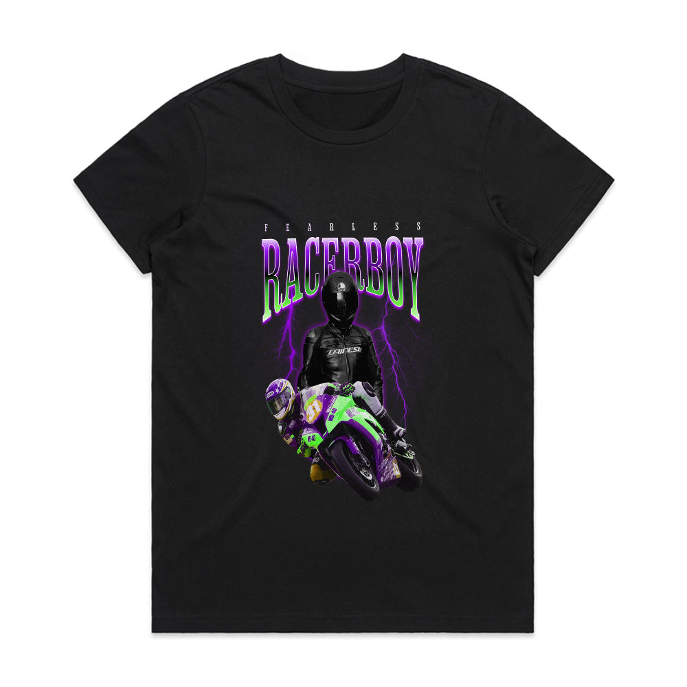 Fearless RacerBoy – High-Speed Superbike Racing T-Shirt