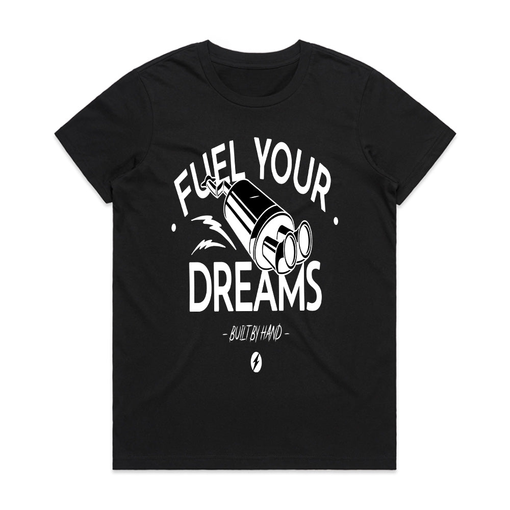 Fuel Your Dreams: Built By Hand Exhaust Power T-Shirt
