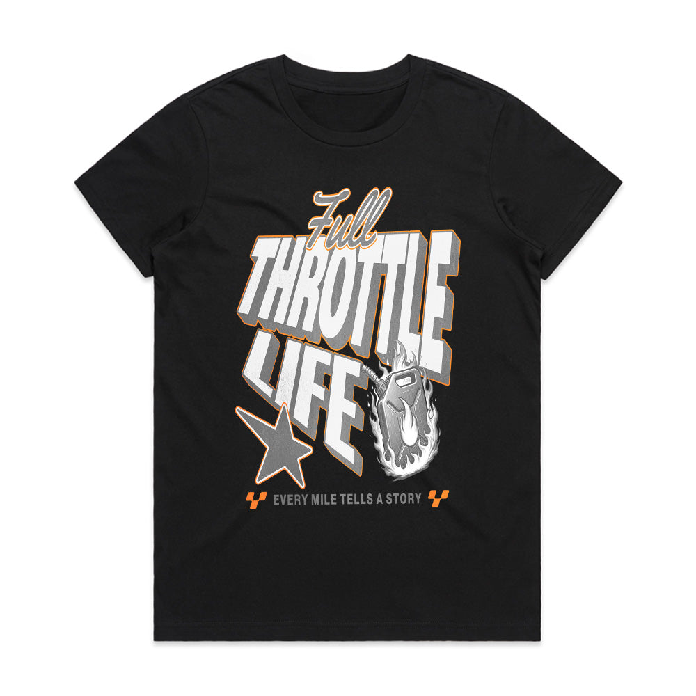 Full Throttle Life: Every Mile Tells a Story T-Shirt