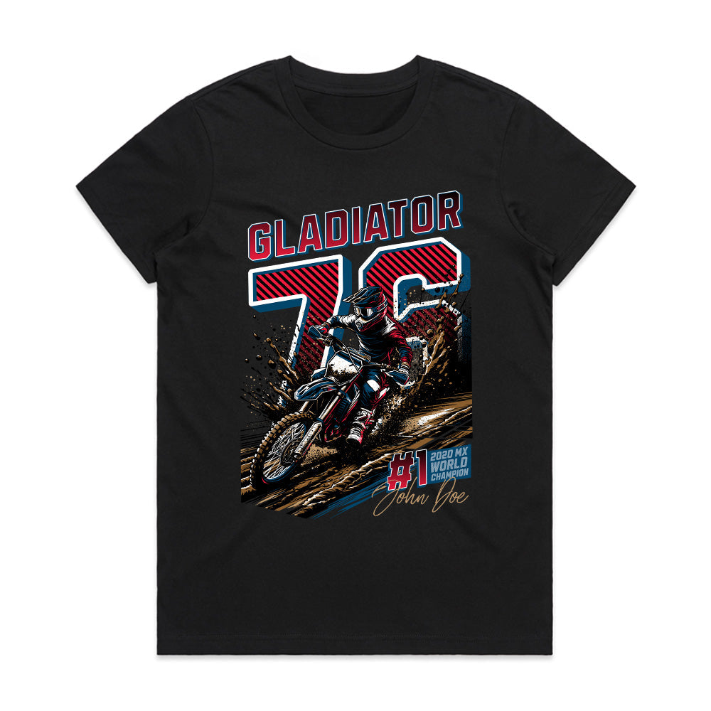 Gladiator 76 – MX World Champion Motocross T-Shirt