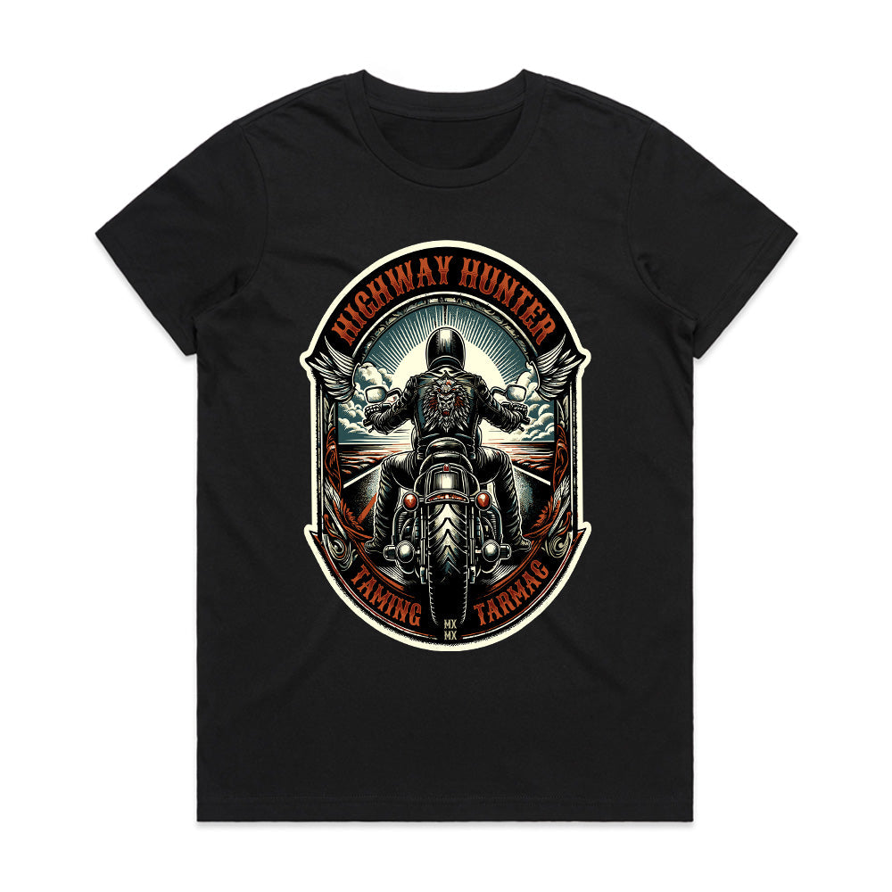 Highway Hunter – Taming the Tarmac Biker T-Shirt