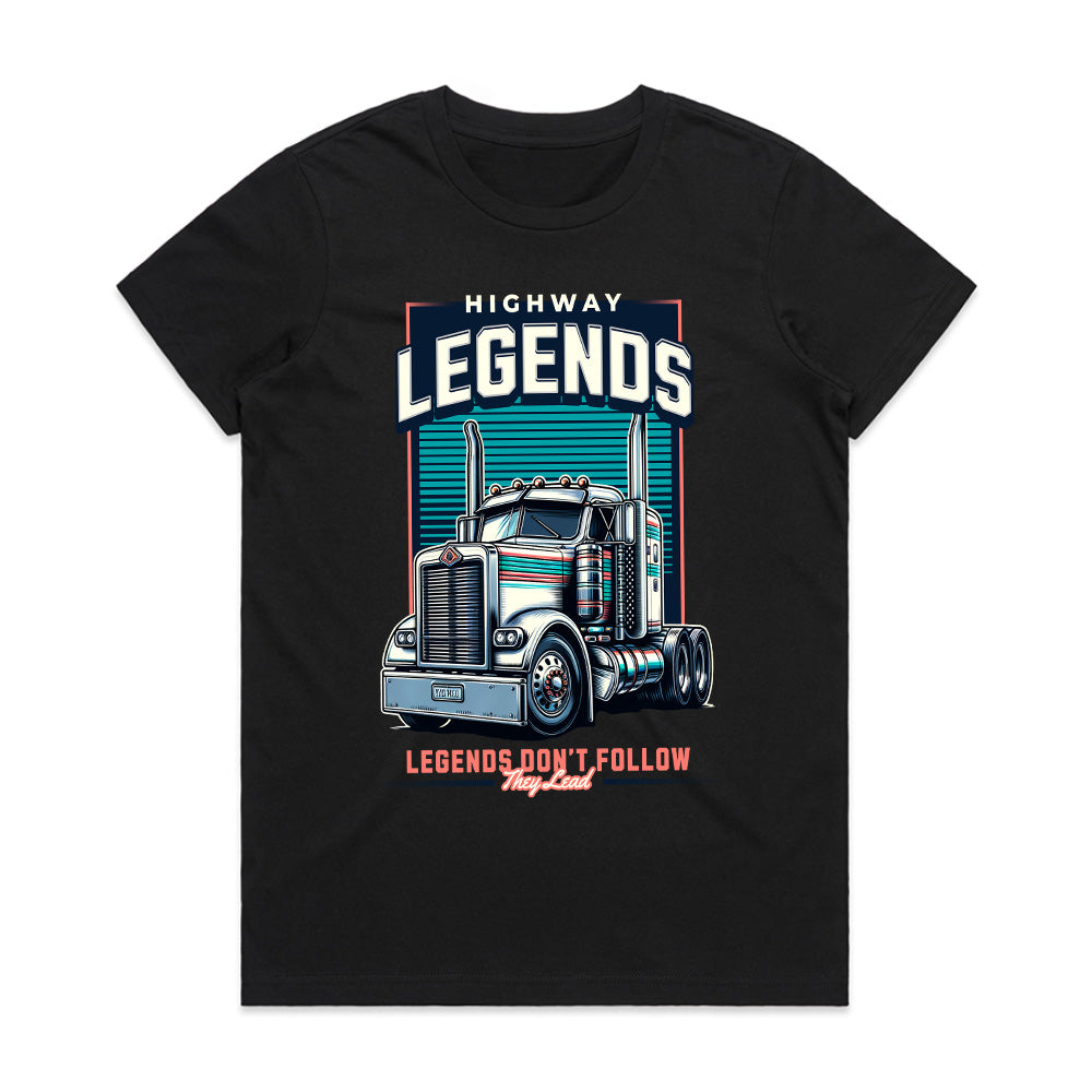Highway Legends: Big Rig Leader Truck T-Shirt