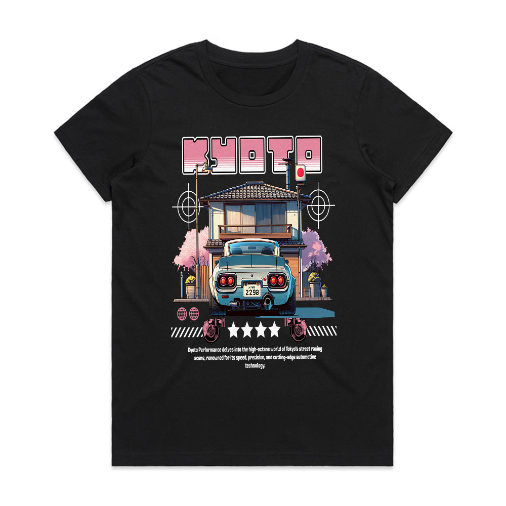 Kyoto Street Scene: JDM Performance Drift T-Shirt