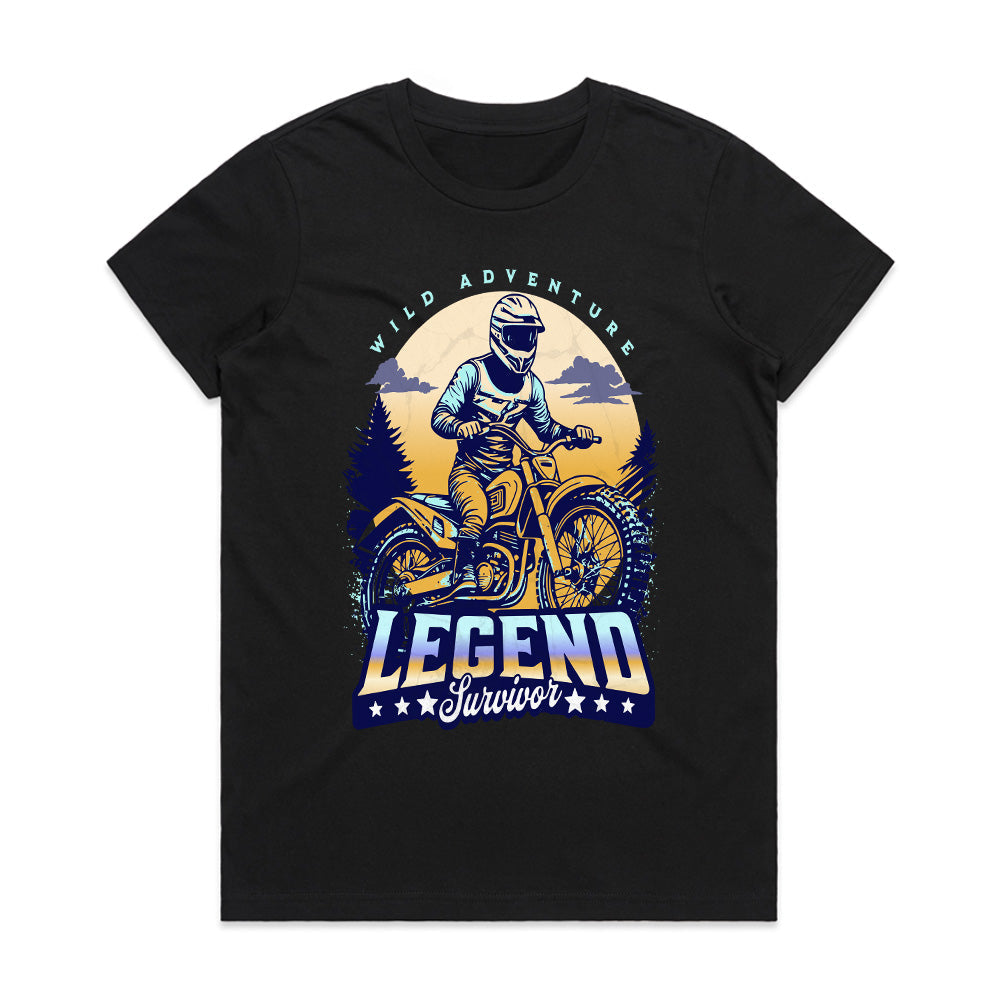 Legend Survivor – Wild Adventure Motocross T-Shirt