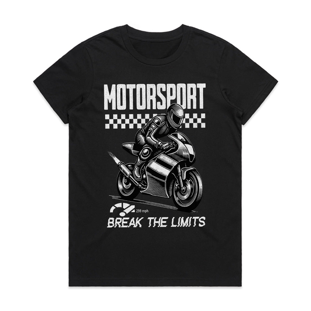 Motorsport – Break the Limits High-Speed Racing T-Shirt