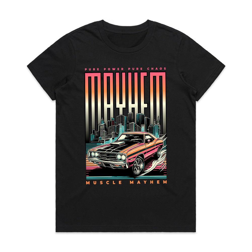Muscle Mayhem T-Shirt – Pure Power, Pure Chaos Edition