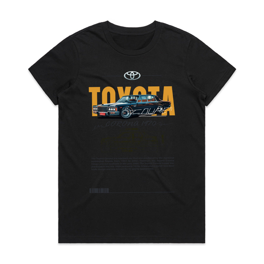 Toyota Corona 1970 T-Shirt – Vintage JDM Classic Edition
