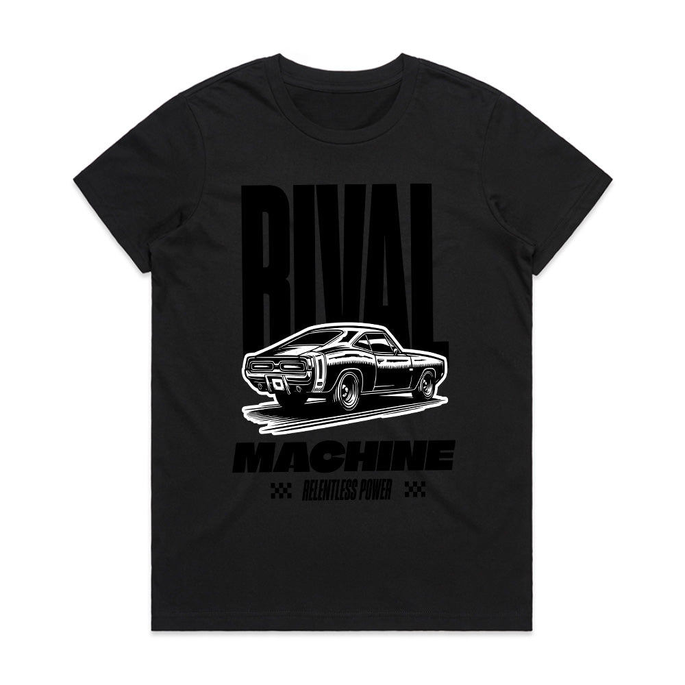 Rival Machine Classic Muscle Car T-Shirt – Relentless Power Edition