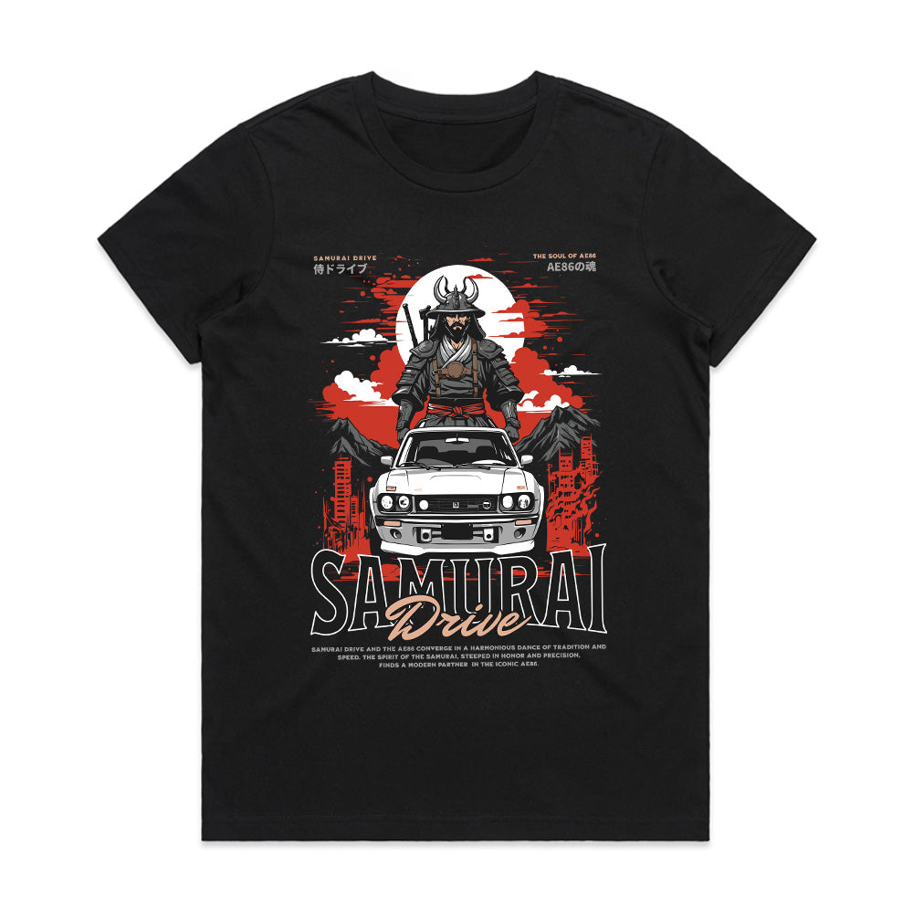 Samurai Drive: The Soul of AE86 — JDM Warrior Spirit T-Shirt