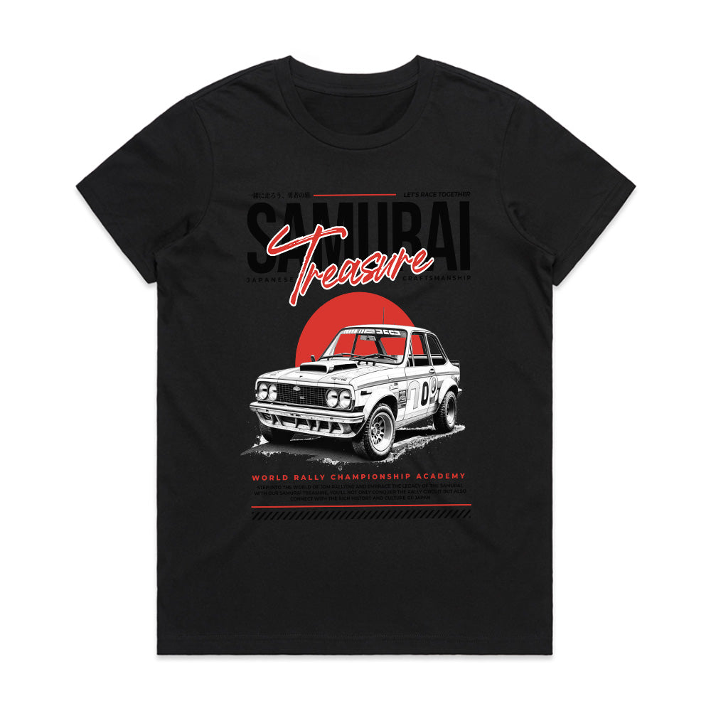 Samurai Treasure: World Rally Championship Vintage Racer T-Shirt