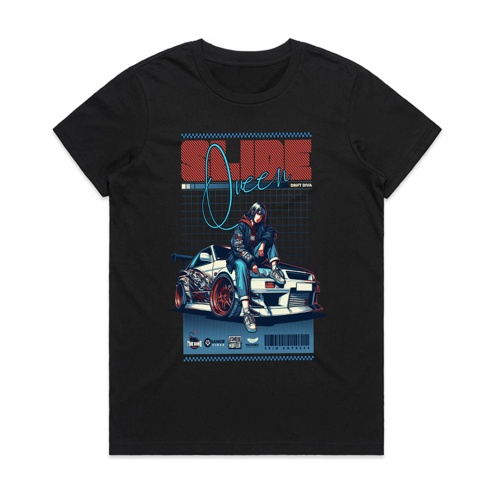 Slide Queen: Drift Diva Street Racing T-Shirt