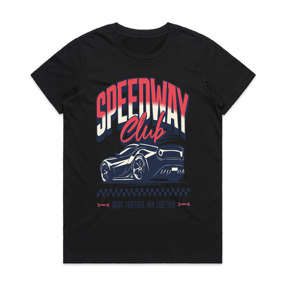 Speedway Club – Drive Together, Win Together Racing T-Shirt