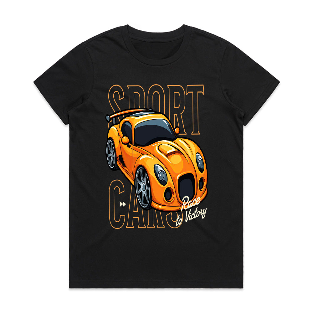 Sport Cars – Race to Victory Cartoon Style T-Shirt