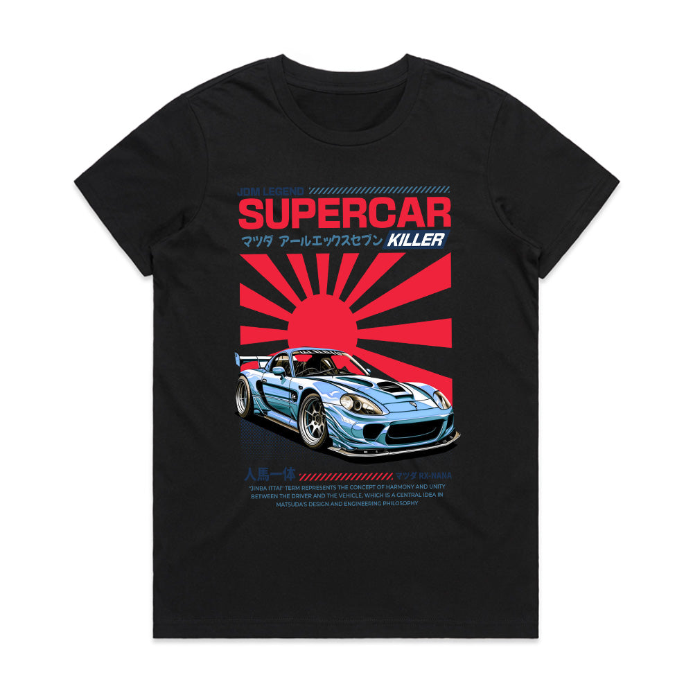 Supercar Killer – JDM RX-7 Legend Rising Sun T-Shirt