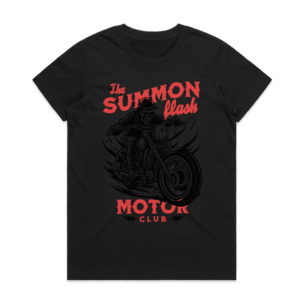 The Summon Flash Motor Club T-Shirt – Skull Rider Biker Tee