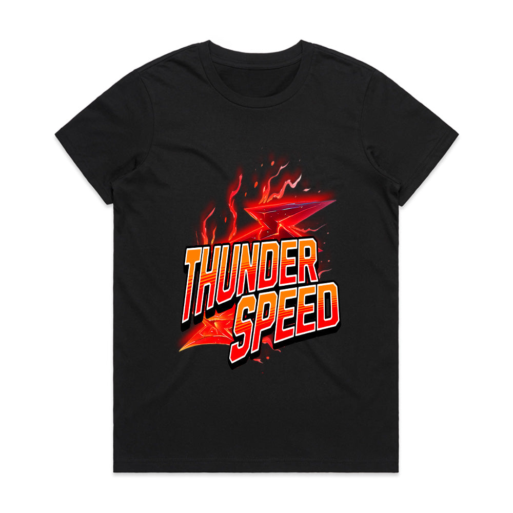 Thunder Speed – Lightning Bolt Power Racing T-Shirt
