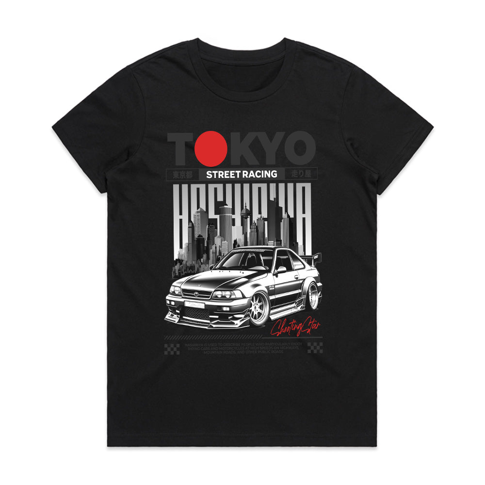 Tokyo Street Racing Hashiriya – JDM Shooting Star Drift T-Shirt