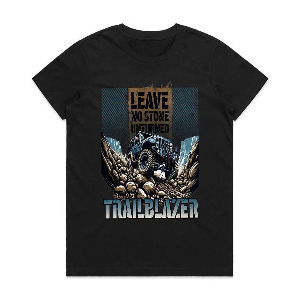 Trailblazer – Off-Road Adventure “Leave No Stone Unturned” T-Shirt