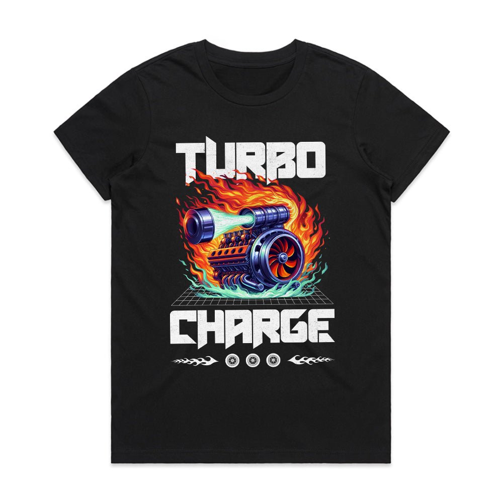 Turbo Charge Inferno – High-Boost Engine Power T-Shirt