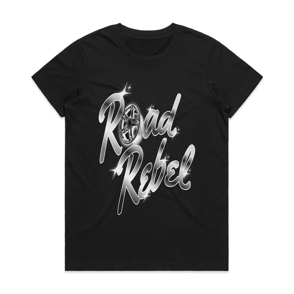 Road Rebel – Chrome Street Style Car Enthusiast T-Shirt