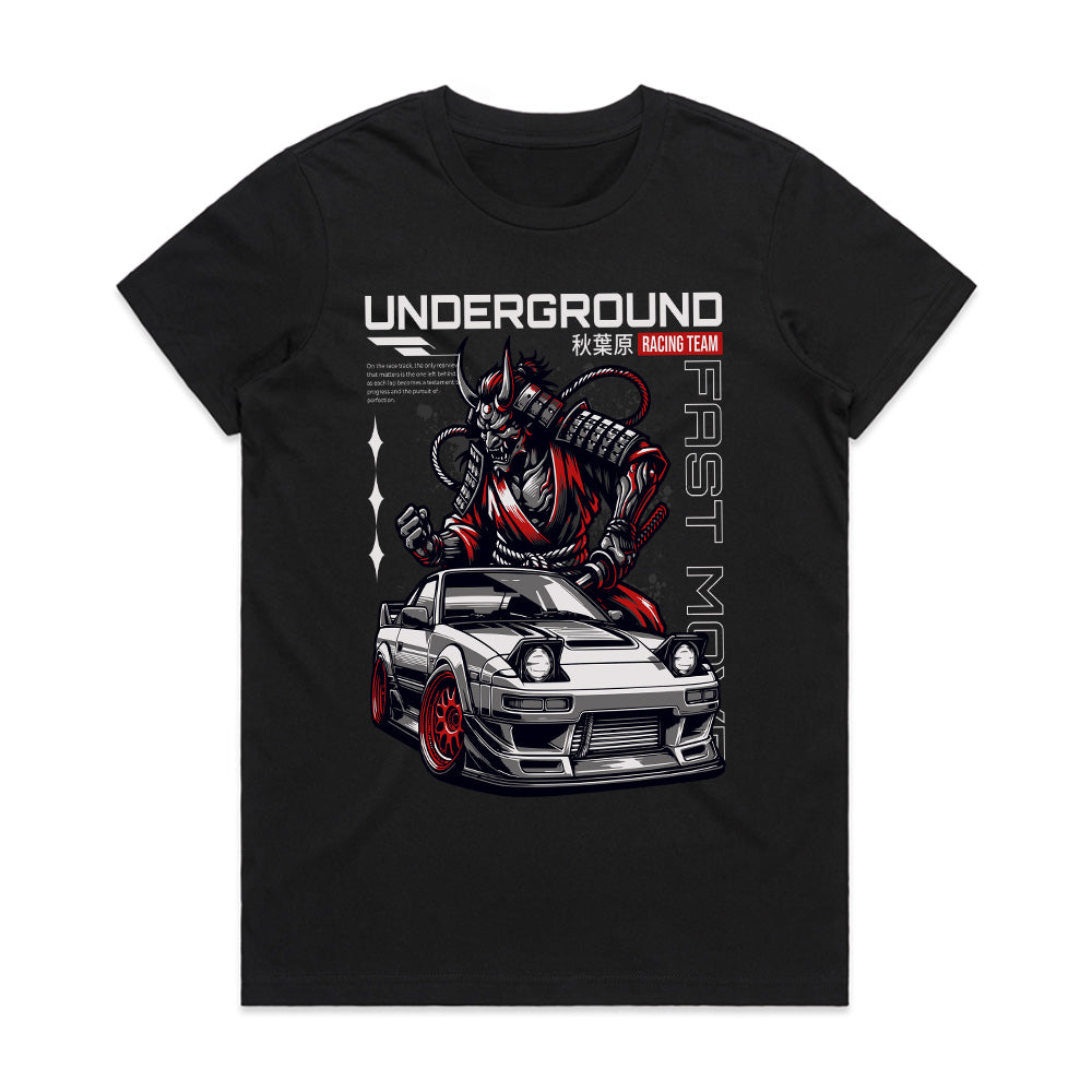 Underground Racing Team – Samurai JDM Warrior Street T-Shirt