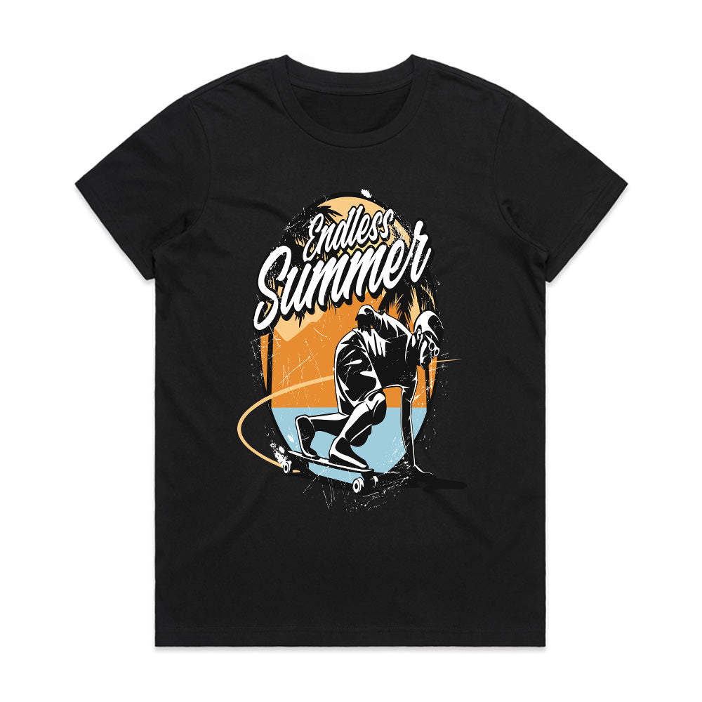 Endless Summer – Sunset Skate Vibes Tee