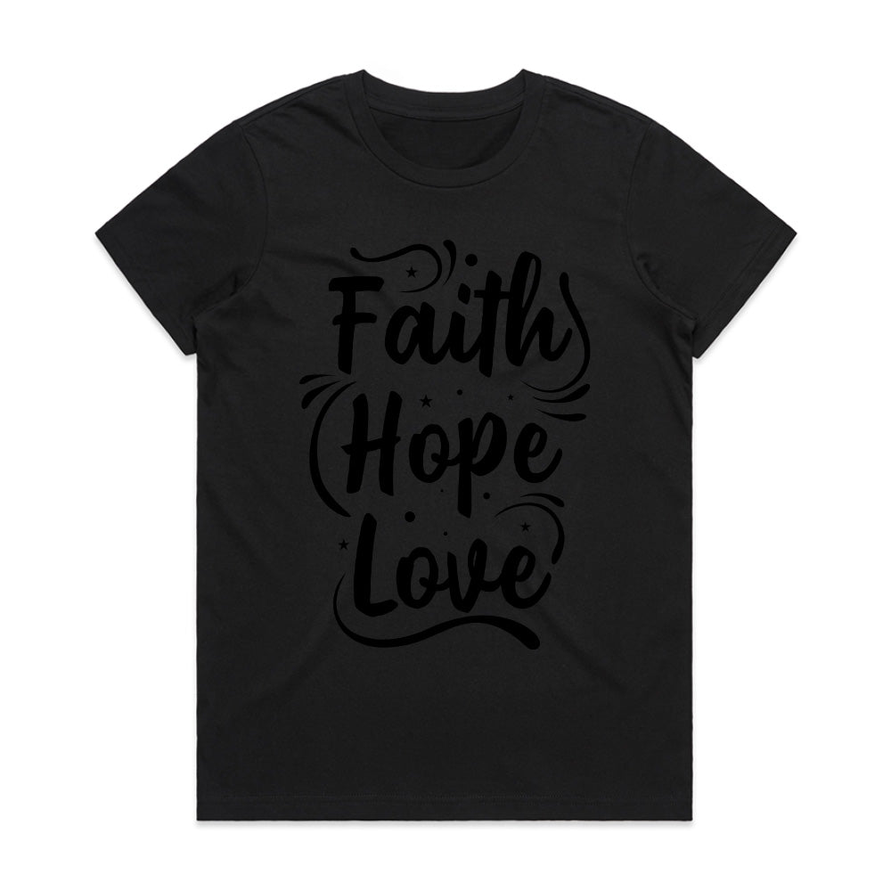 Eternal Elements – Faith Hope Love Tee