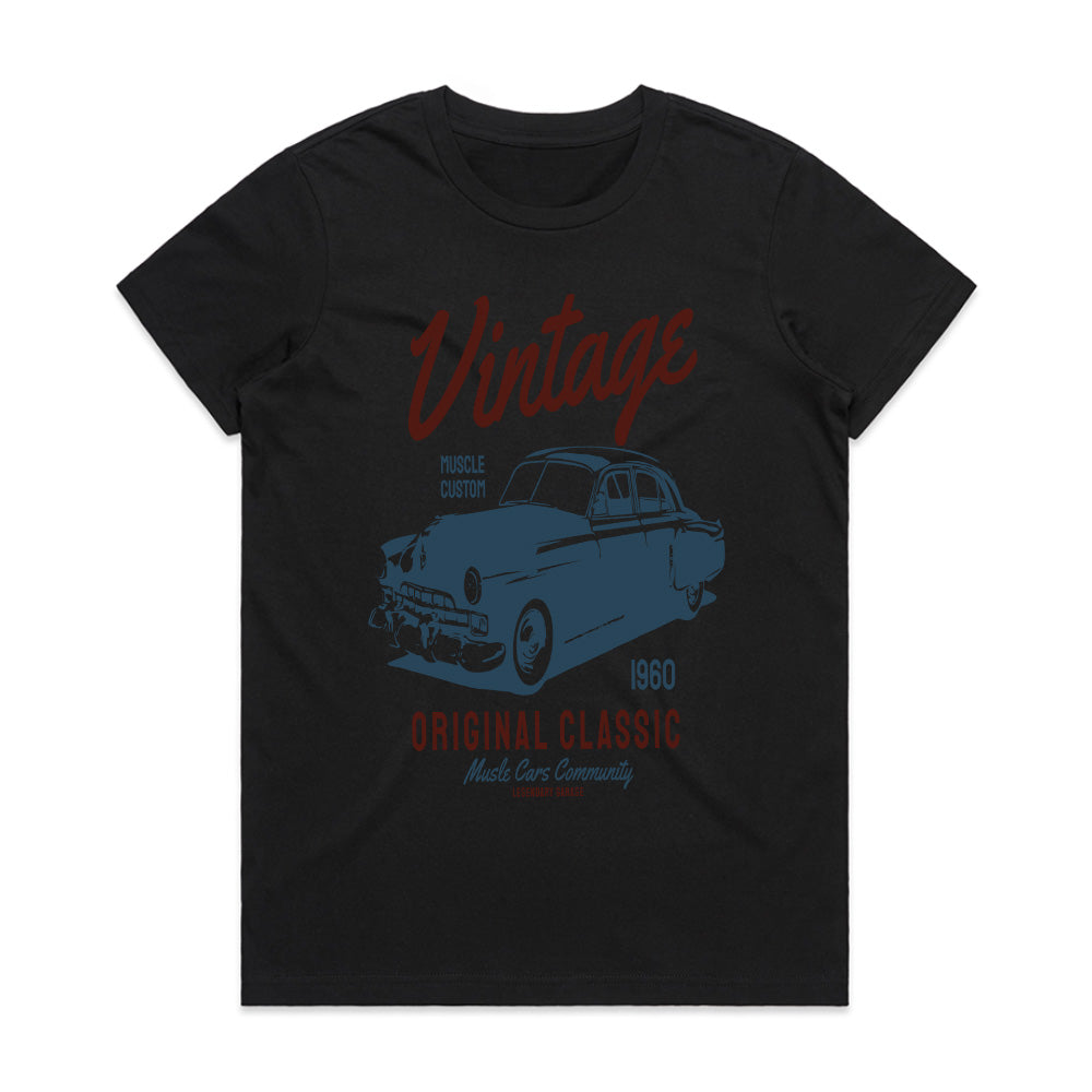 Timeless Torque – 1960 Vintage Classic Tee