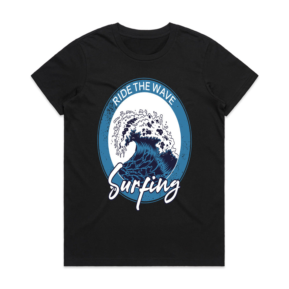 Tidal Rush – Ride the Wave Surf Tee