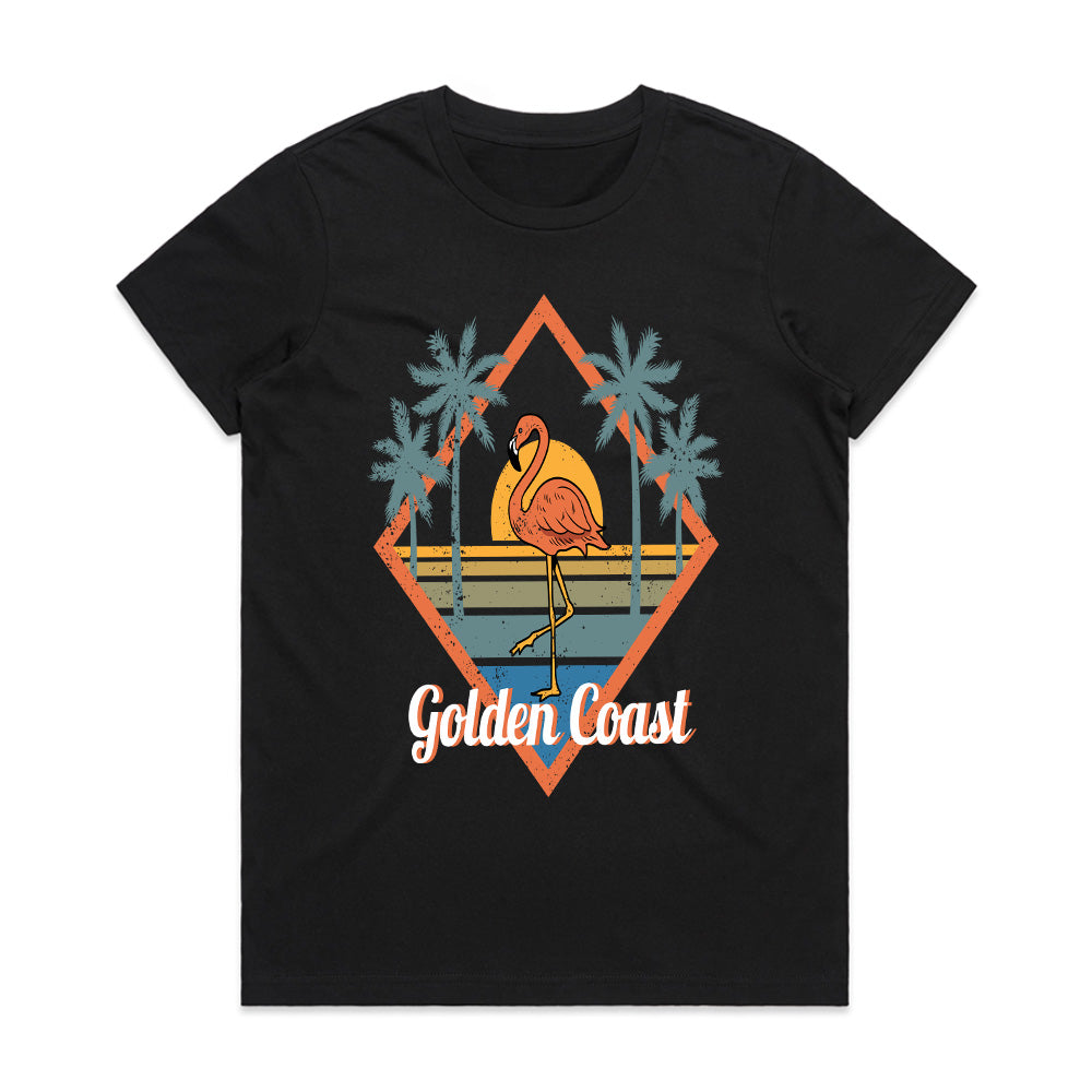 Golden Coast Flamingo Tee