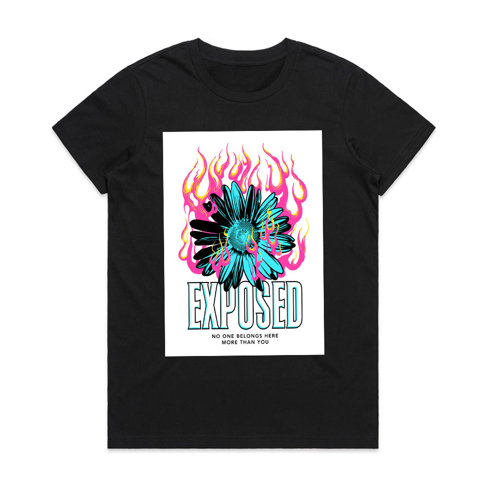 Exposed Inferno Bloom Tee