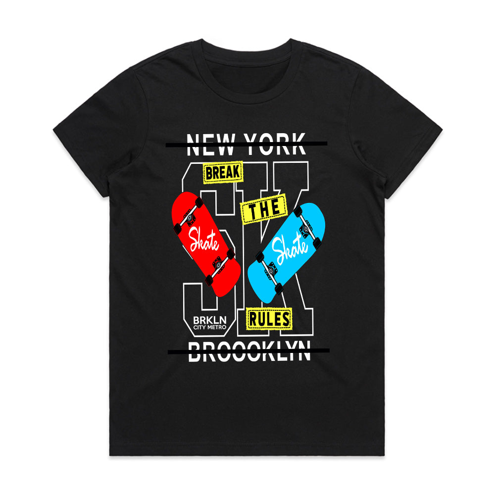 Skate Rebellion: Brooklyn Street Vibe Tee