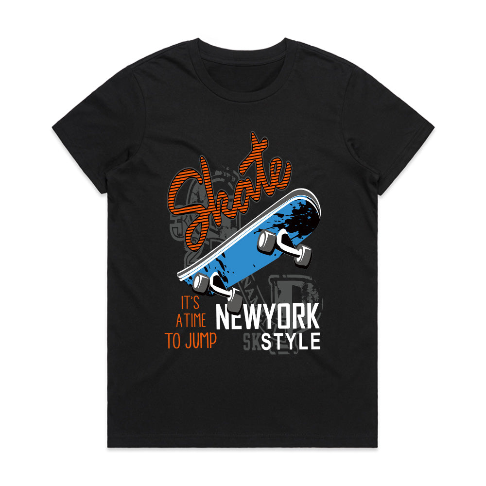 NY Jump: Urban Skate Style Tee