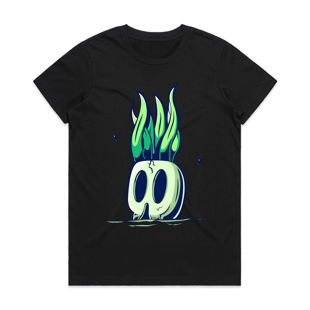 Phantom Flame – Neon Skull Tee