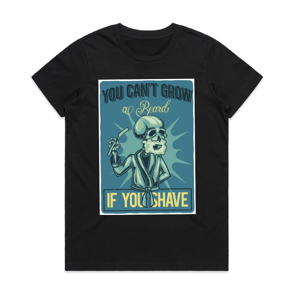 Beard or Bust – Skeleton Wisdom Tee