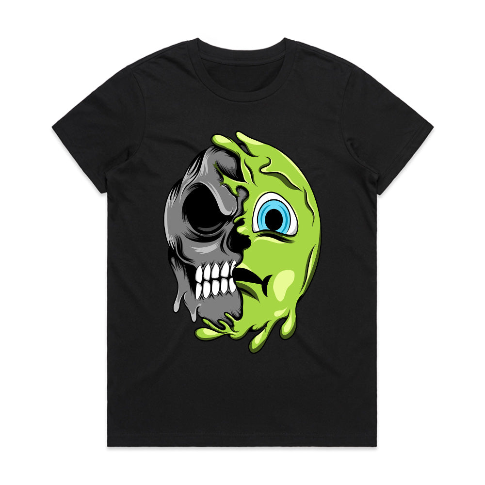 Half Alive, Half Melted: Toxic Split Face Tee